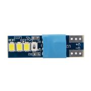 Лампа светодиодная габаритная RuZoom, T10.12V. X0123 с плавным розжигом, с синего переход в белый