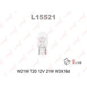 Лампа LYNXauto   L15521 W21W 12V W3X16D