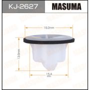 Клипса автомобильная (автокрепеж) MASUMA  KJ-2627