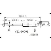Амортизатор багажника V21-60001/90451-JG00A  LH  X-Trail 07-15