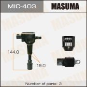 Катушка зажигания MASUMA, MIC403/KD9120A/MZDI1002E  AXELA  DEMIO / ZJ-VE, ZY-VE