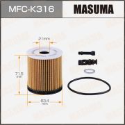 Масляный фильтр OE0152 MASUMA вставка MFCK316/BRO0917/YEC166