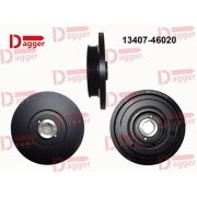 Шкив коленвала STANDART  13407-46020/TDS-2JZ/PB-8179/GPZ1191FM   1JZ.2JZ