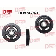 Шкив коленвала STANDART  13810-RB0-003/HDS-GE    L15A,