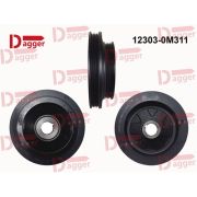 Шкив коленвала STANDART 12303-0M311/ Nissan GA13DE, GA14DE, GA15DE, GA16DE, GA16DNE