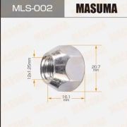 Гайка колесная MASUMA 12x1.25мм, L=16.1мм, под ключ=21мм, сквозная