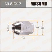 Гайка MASUMA 12x1.5мм, L=35.2мм, под ключ=21мм