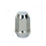 Гайка на колесо короткая (конус) 12*1.5  (ключ 21), h=35