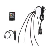 Подсветка салона 18 LEd=5050, 32 см, пульт, светомузыка, мультисвет RGB, 4 шт