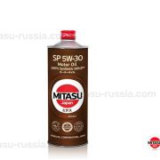 Масло моторное MITASU GOLD Plus SP 5W30. для бенз. двиг.синтнтика. MJP01 1литр