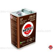 Масло моторное MITASU GOLD Plus SP 0W20. для бензин. двиг. синт. MJP02 4литр