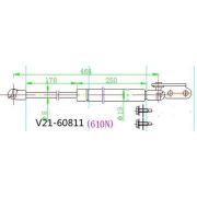 Амортизатор багажника  JETT V21-60811/90451-AU125   LH    Primera P12