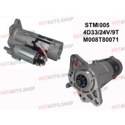 Стартер STMI005 M8T80671 M8T85071 ME017628 STM3886 4D33 4D34 4D35 Прямой 24V 9 Зубьев