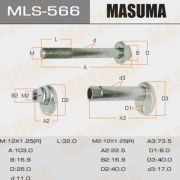 Болт эксцентрик MASUMA  к-т. MLS566/MLS-590/0132-003