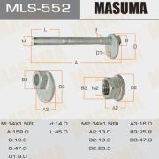 Болт эксцентрик MASUMA к-т. MLS-552/0129-009
