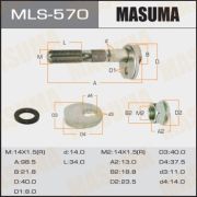 Болт эксцентрик MASUMA к-т. MLS570/0129-012  пер, GX110/JZX110