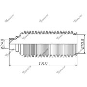 Пыльник рулевой рейки TENACITY ASRTO1014/ CG21001/TRKB-003 PRADO 95
