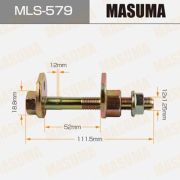 Болт эксцентрик MASUMA к-т.MLS579/0129-017
